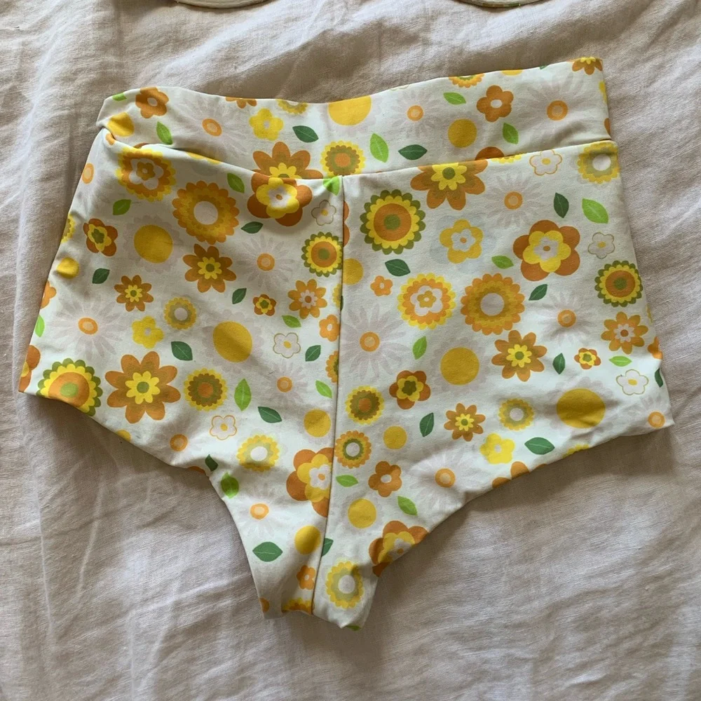🌼Retro print Swim Suit Inner Relm S/XS🌼 - Picture 6 of 10